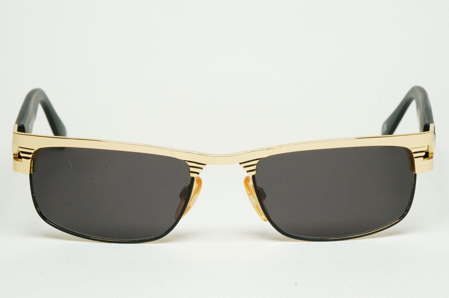 Versus Sunglasses 1996 by Gianni Versace Vintage Gold Black MOD F27 COL 39M
