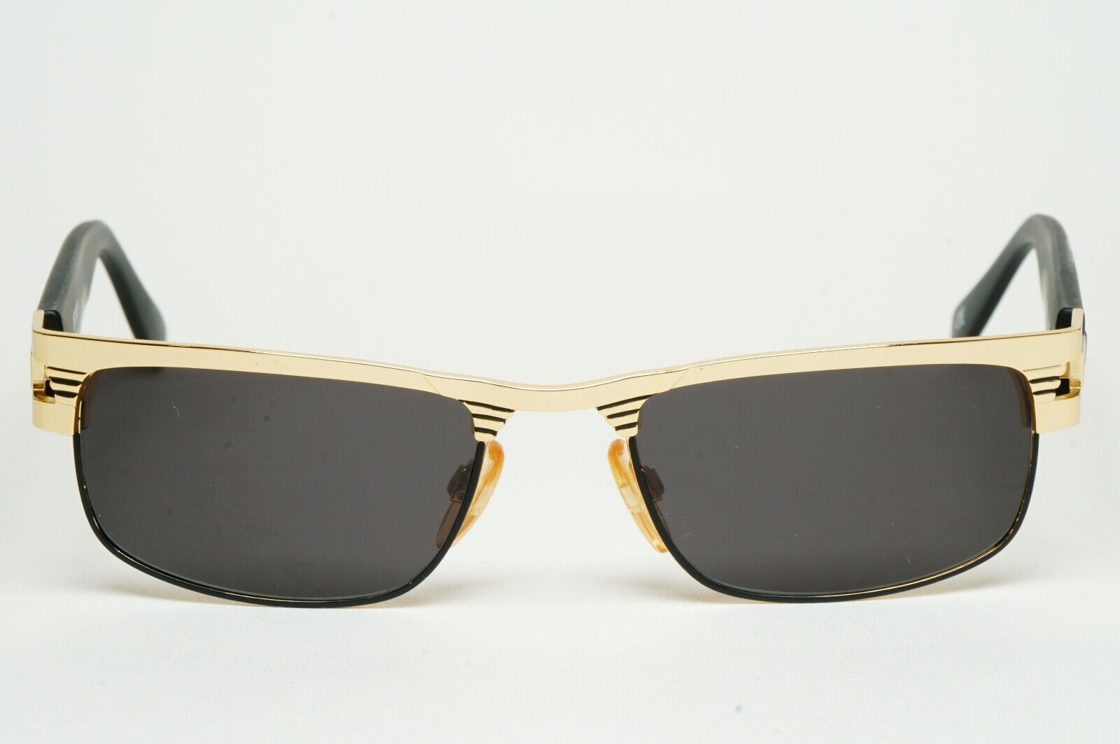 Versus Sunglasses 1996 by Gianni Versace Vintage Gold Black MOD F27 COL 39M