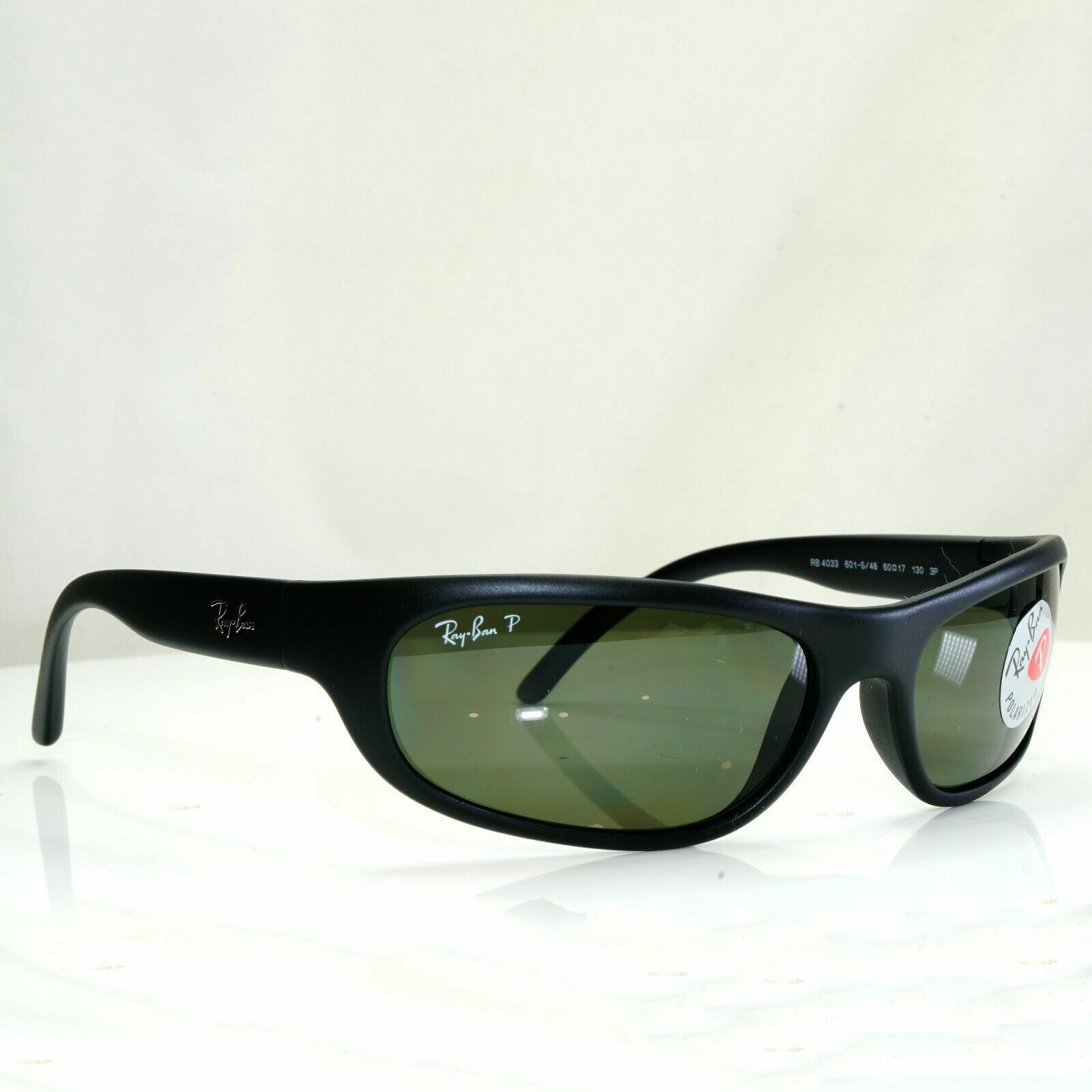 Authentic Ray-Ban Predator Vintage Black Polarized Sunglasses RB 4033 601S/48