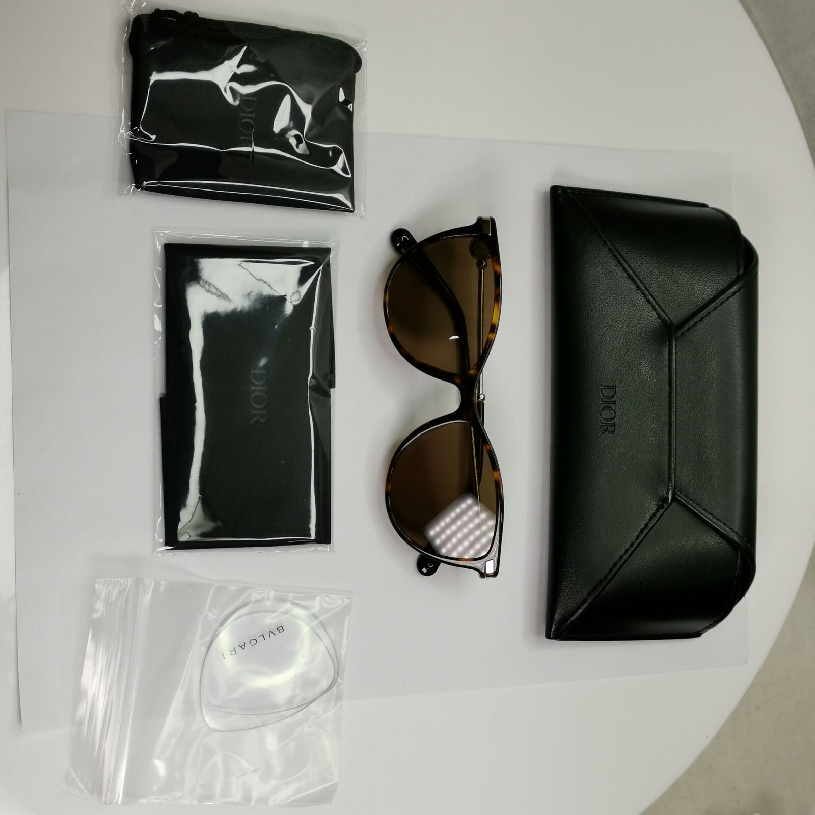 Bvlgari Sunglasses Brown Tortoiseshell Gold Square 4162 504 250123