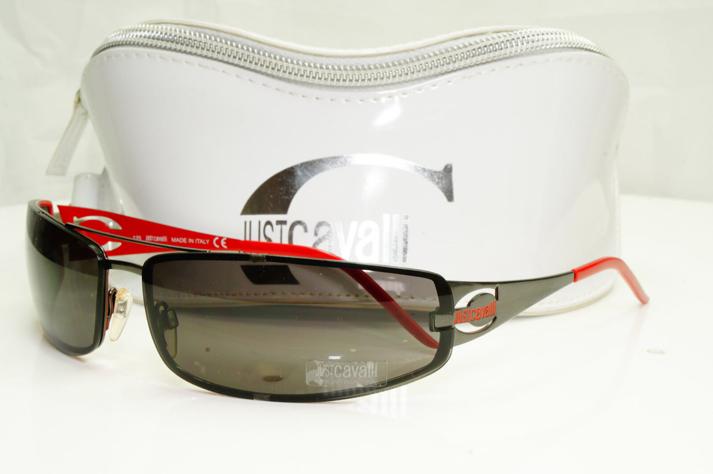 Authentic Just Cavalli Mens Womens Vintage Sunglasses Silver JC11 N31 34343