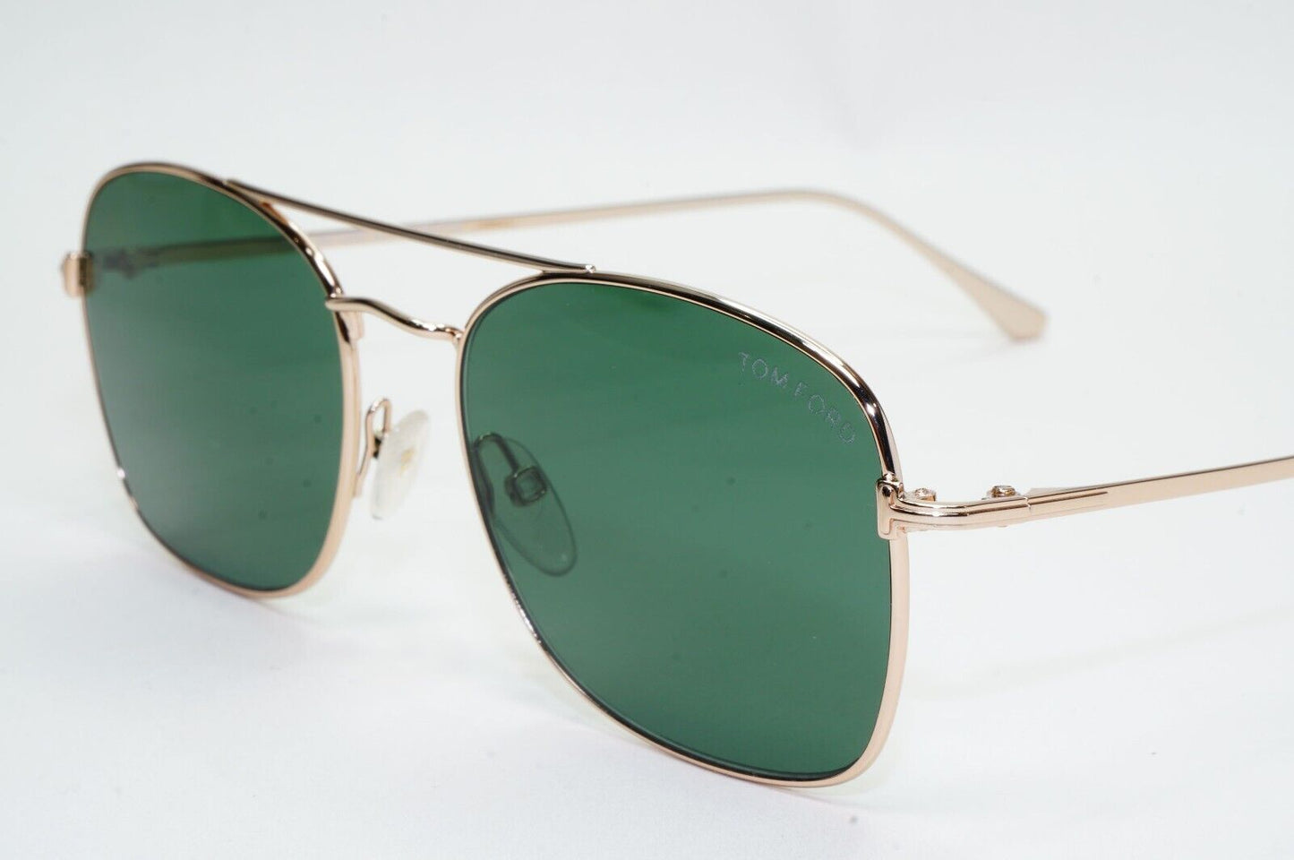 Tom Ford Sunglasses Luca-02 Gold Green Pilot FT0650 TF 650 28N 55mm