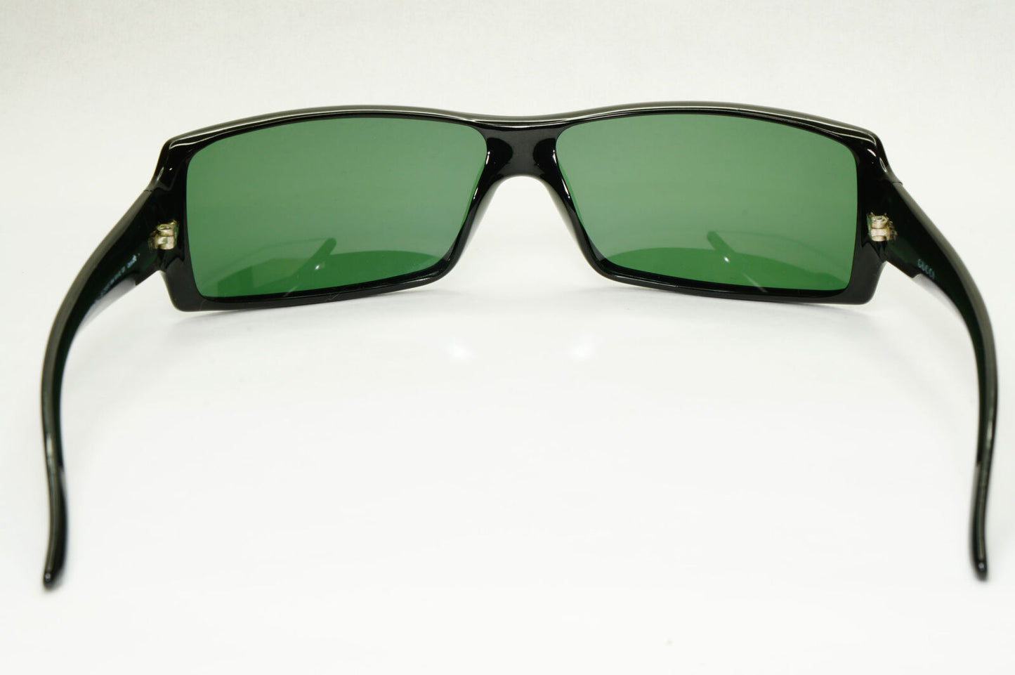 Gucci 1998 Sunglasses Black Green Slim Rectangle Retro GG 2515/S 584 290323