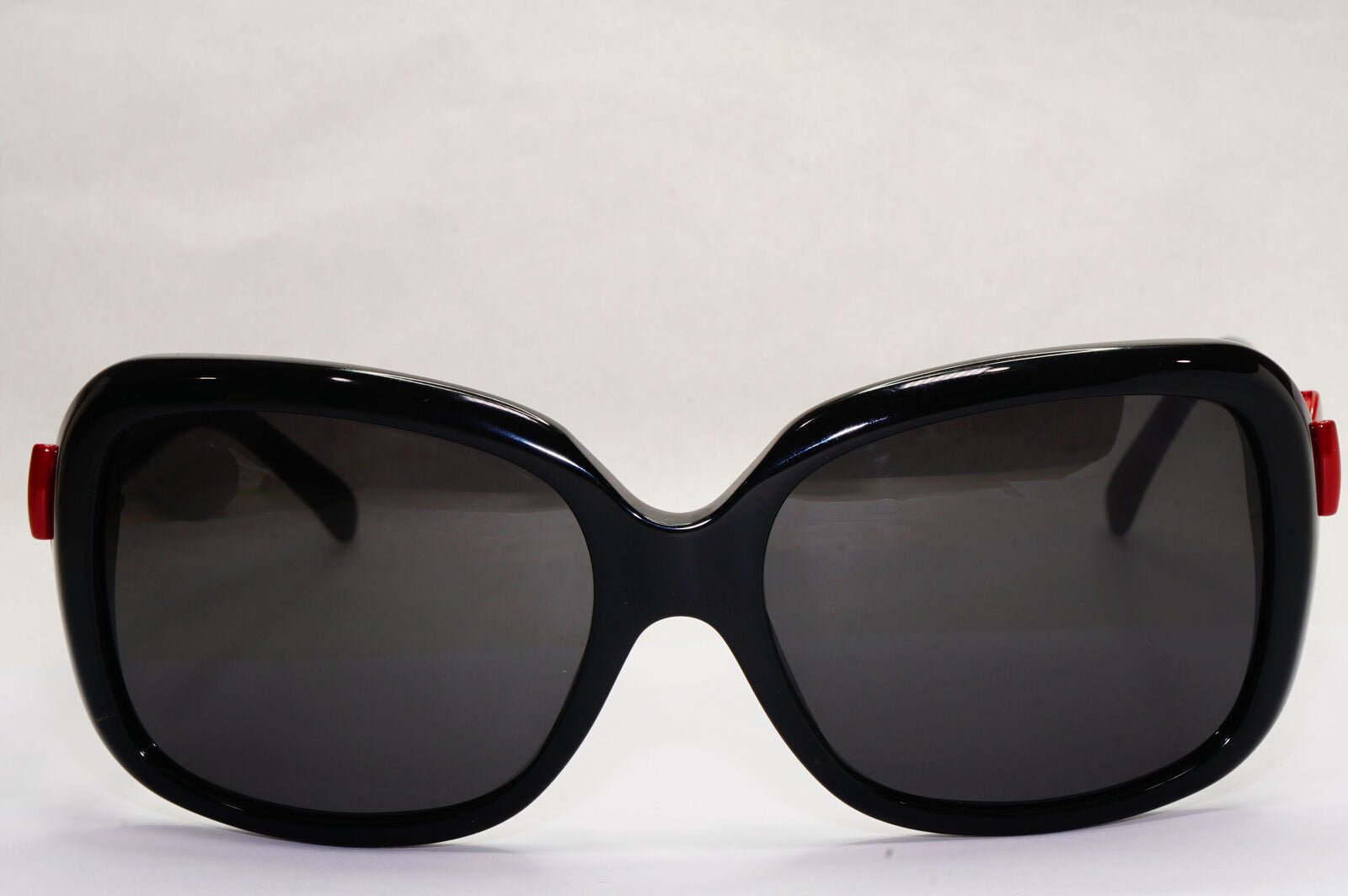 Chanel Sunglasses Bows 2011 Black Red Square Vintage 5171 c.1231/8G 180224
