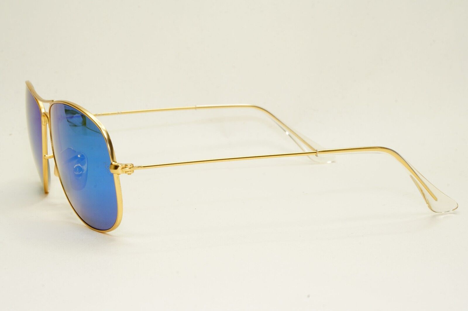 Ray-Ban Sunglasses Cockpit Gold Blue Mirror Pilot Metal RB 3362 112/17 59mm