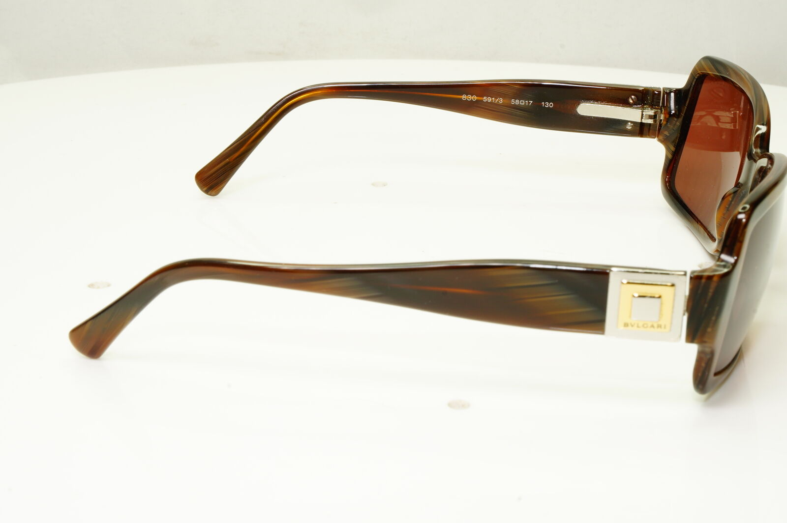 Authentic Bvlgari Womens Vintage Sunglasses Brown 830 591/3 35726