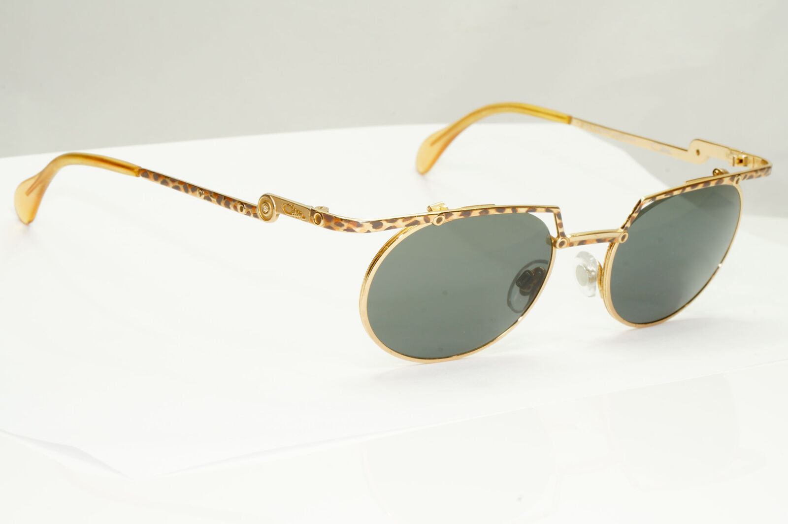 Cazal 1990s Sunglasses Vintage Germany Gold Leopard MOD 288 COL 653 37484