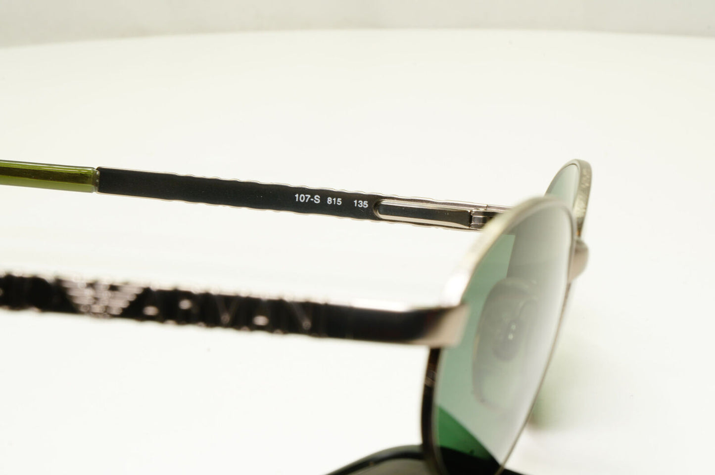 Emporio Armani 1997 Vintage Sunglasses Mens Womens Metal Silver Square 107-S 815