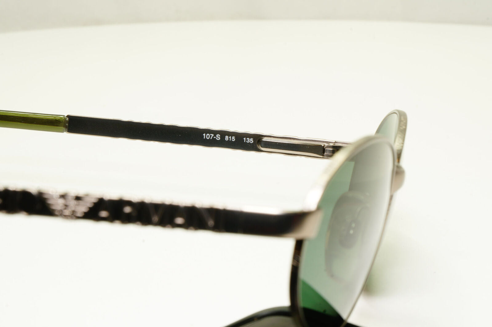 Emporio Armani 1997 Vintage Sunglasses Mens Womens Metal Silver Square 107-S 815