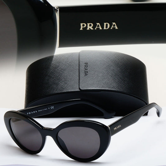 Prada Sunglasses 2015 Black Glossy Portrait PR15QS SPR 15Q 1AB-1A1 53mm 170125