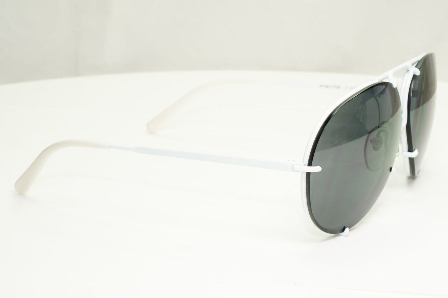 Porsche Design Titanium Japan Sunglasses Pilot White P8478 P 60mm Small Unisex