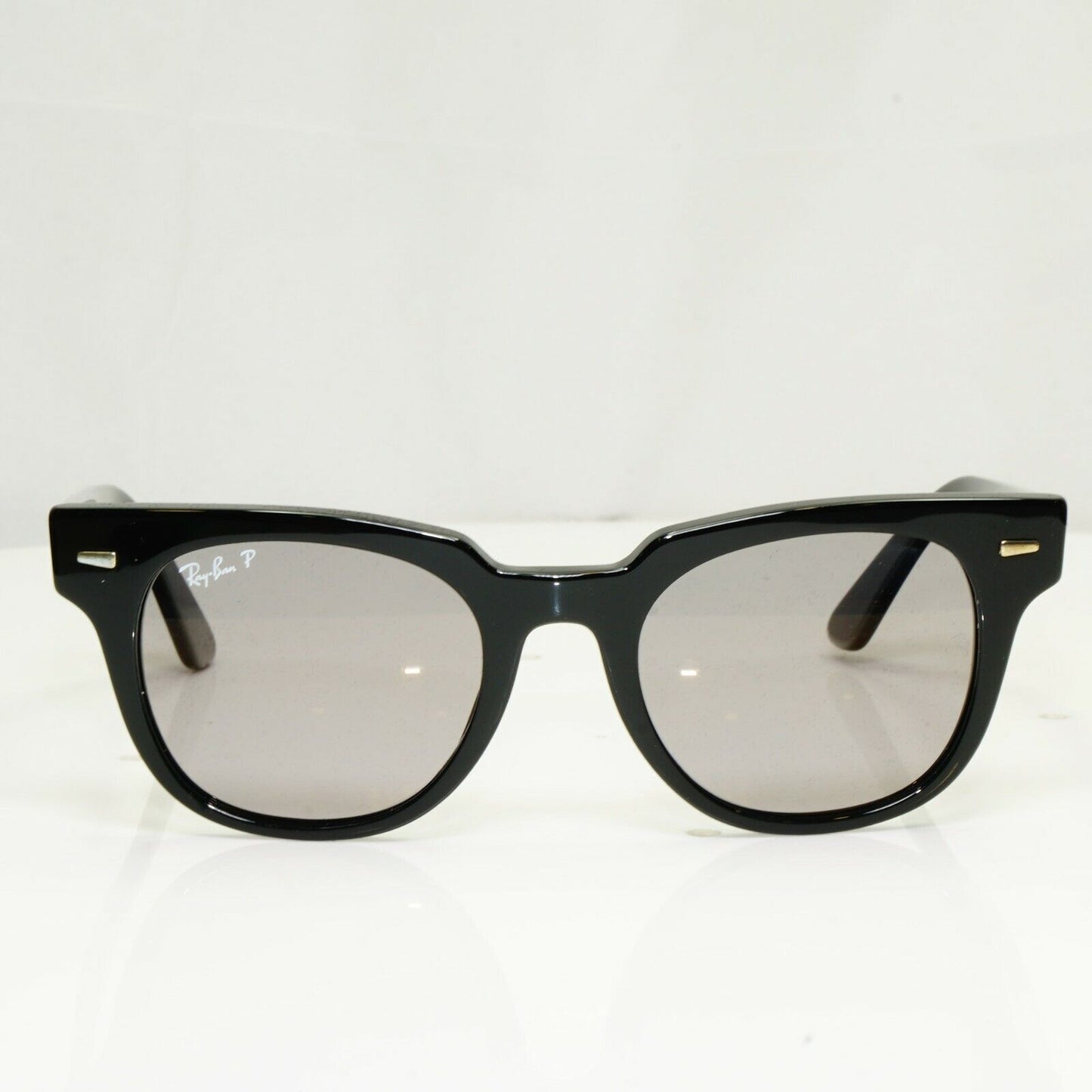Ray-Ban Polarised Meteor Sunglasses Black Grey Mens Womens Mirror RB 2168 901/P2