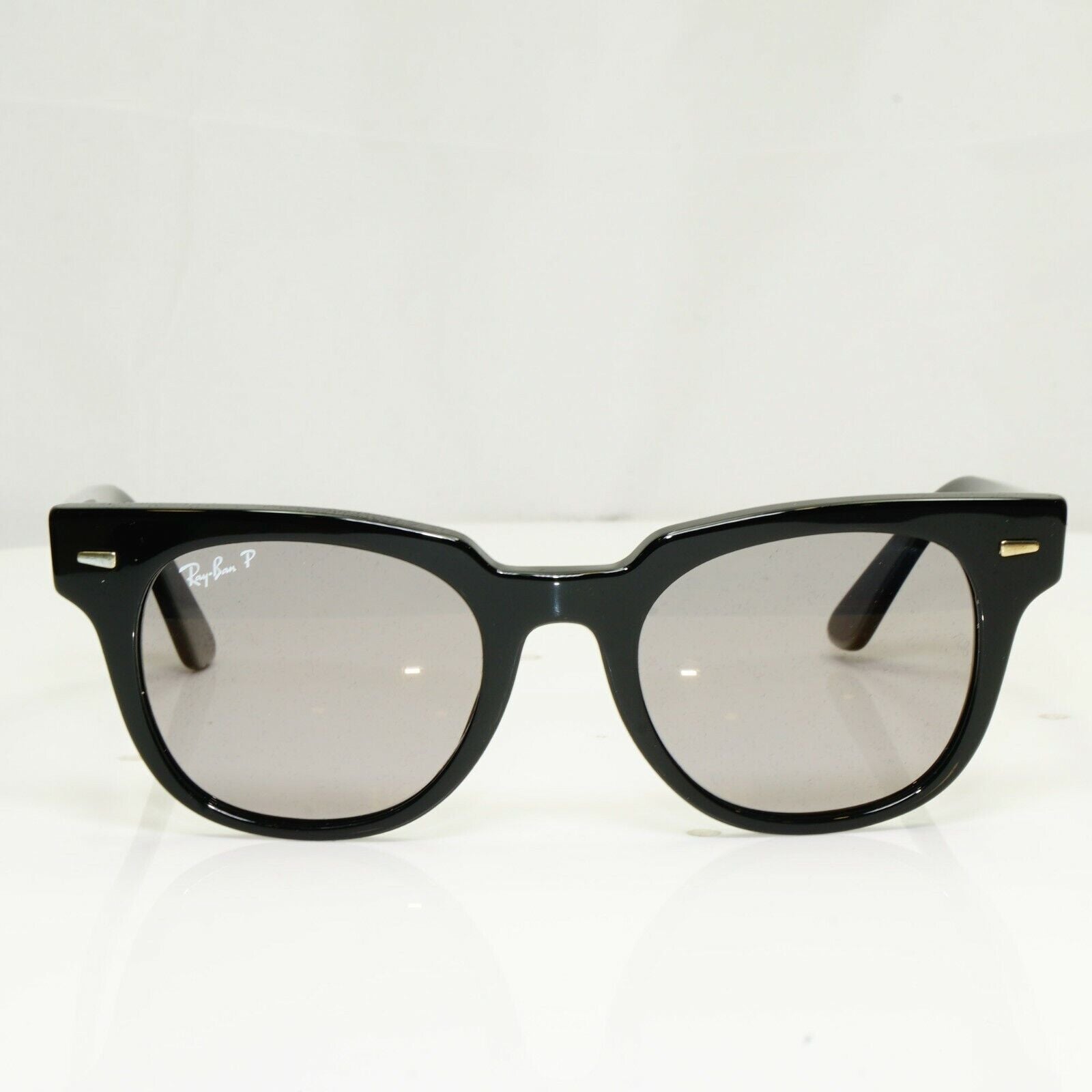 Ray-Ban Polarised Meteor Sunglasses Black Grey Mens Womens Mirror RB 2168 901/P2
