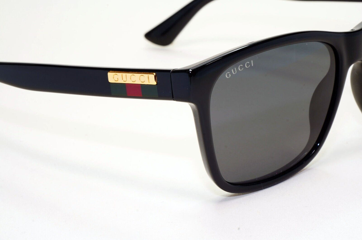 Gucci Sunglasses Black Year 2020 Square Gold Red Green GG 0746S 001 57mm 230924