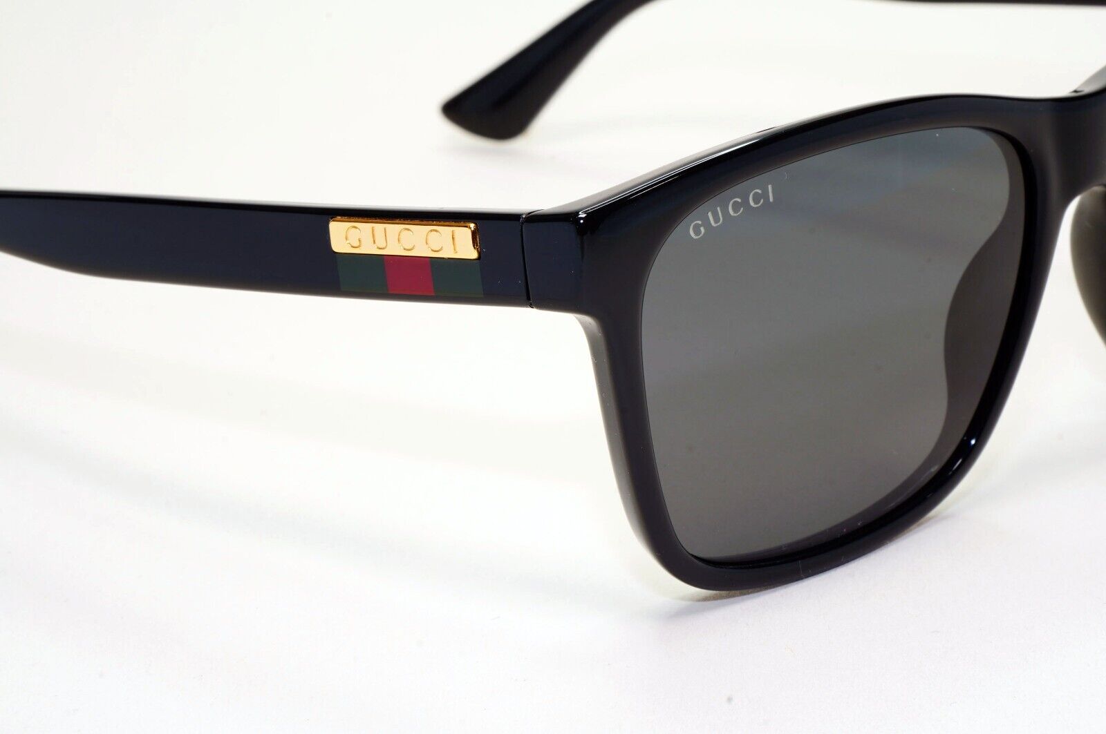 Gucci Sunglasses Black Year 2020 Square Gold Red Green GG 0746S 001 57mm 230924