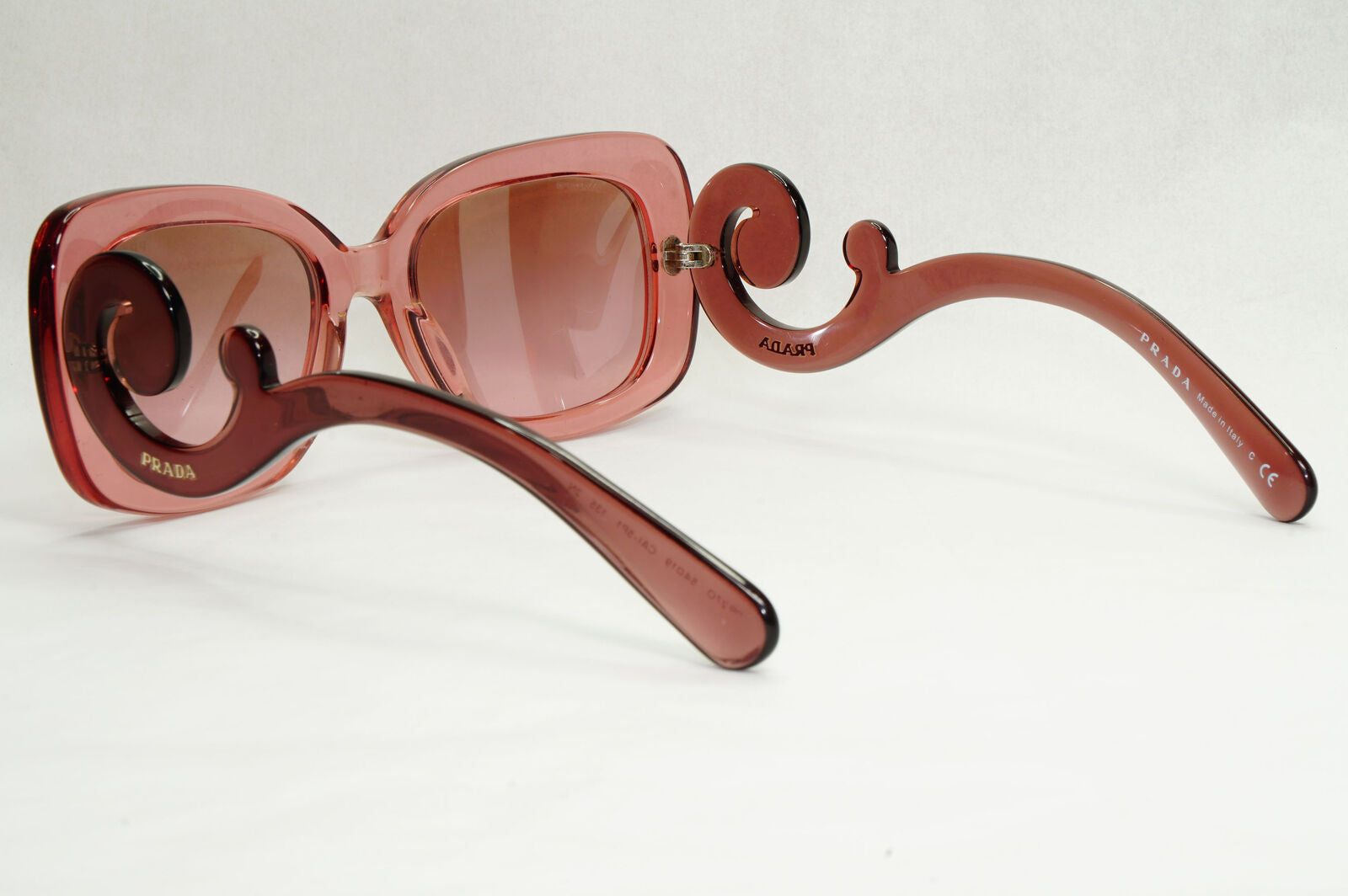 Prada Sunglasses Baroque Swirl Pink Transparent PR27OS SPR 27O CAI-5P1 130124