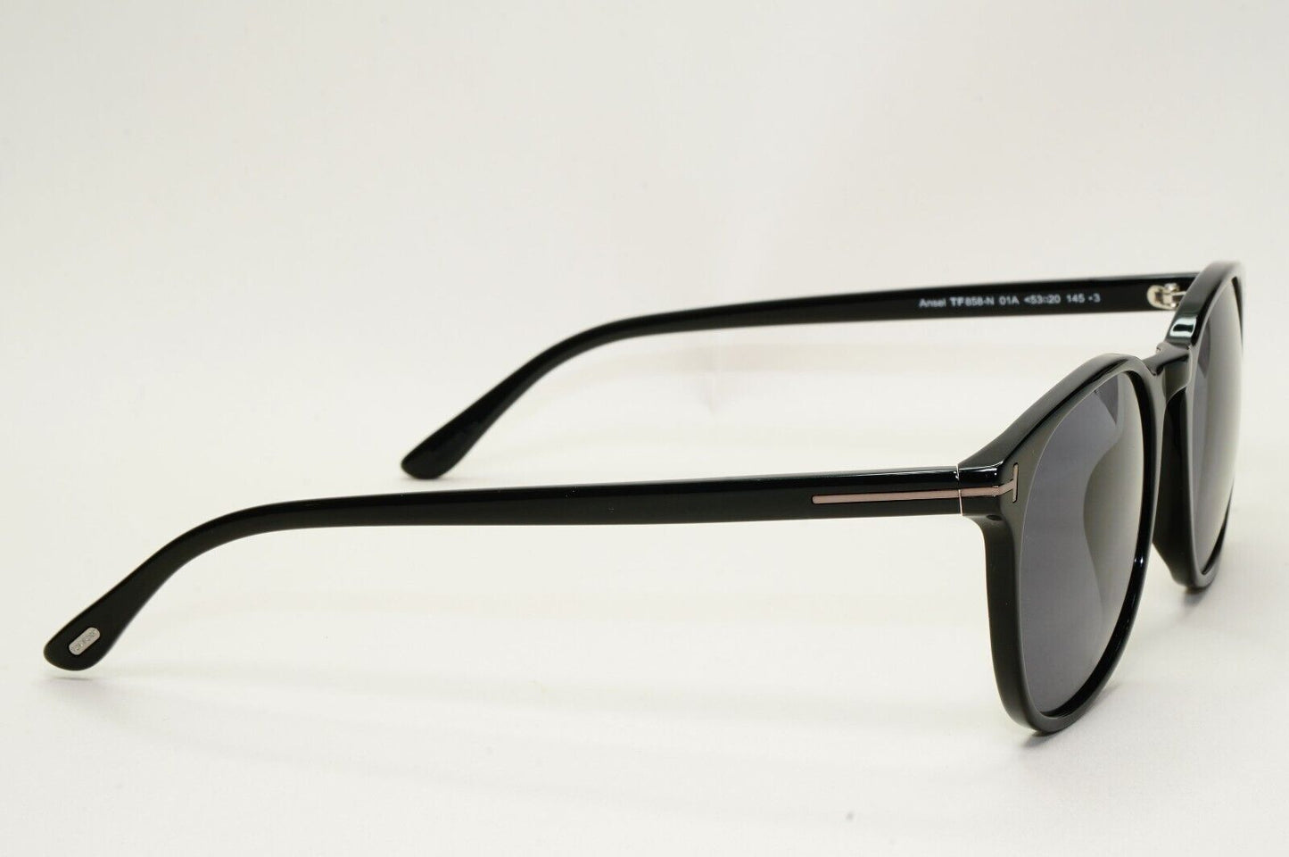 Tom Ford Sunglasses Ansel Black Glossy Square FT 0858-N TF 858-N 01A 53mm