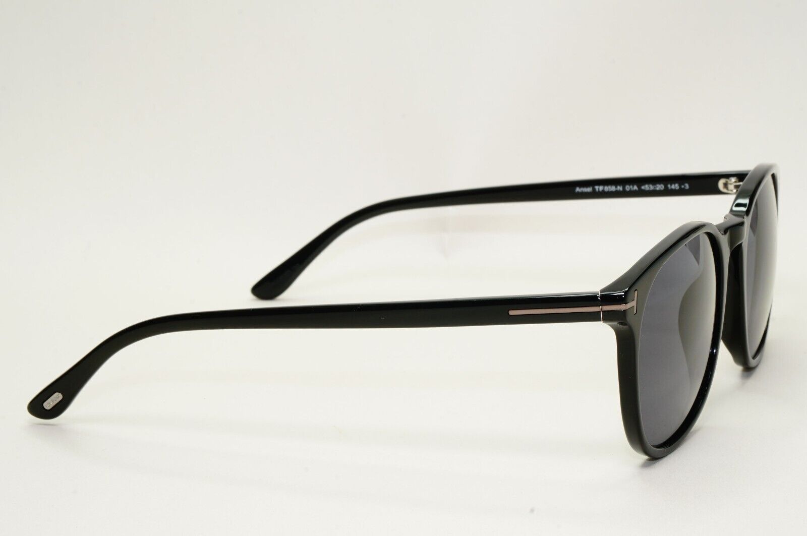 Tom Ford Sunglasses Ansel Black Glossy Square FT 0858-N TF 858-N 01A 53mm