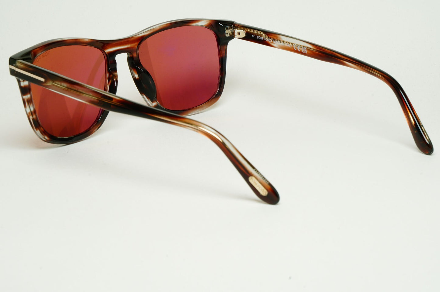 Tom Ford Sunglasses Gerard-02 Square Brown Tortoise Pink Bordo FT0930 TF 930 56S