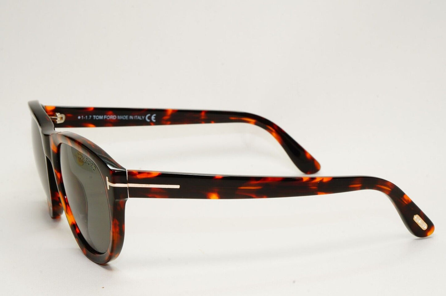 Tom Ford Sunglasses Benedict Brown Tortoiseshell Havana Green FT0520 TF 520 52N