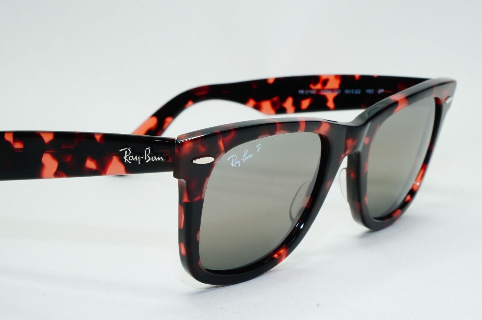 Ray-Ban Sunglasses Wayfarer Polarised Chromance Brown Havana RB 2140 1334/G3