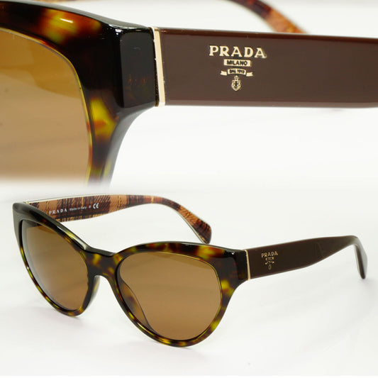 Prada 2015 Brown Sunglasses Square Tortoise Shell PR08SS SPR 08S 2AU-5J2 181022