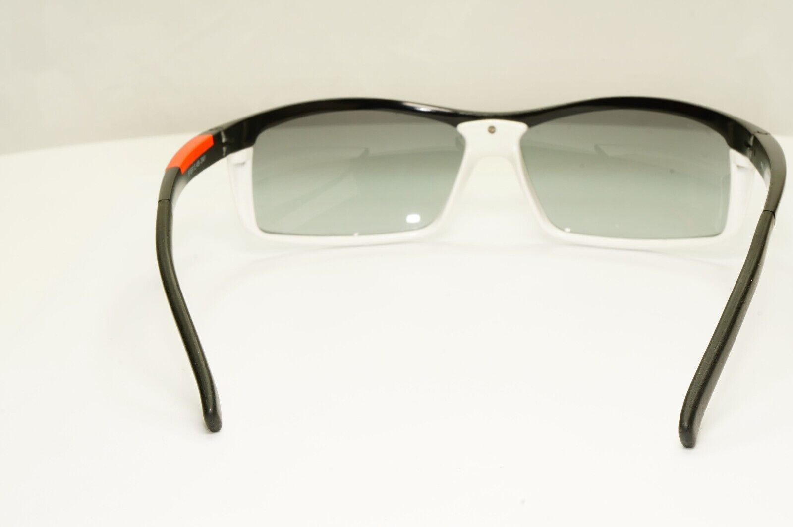 Prada 2004 Rare Sunglasses Vintage Black Smoke Gradient Mens Wrap SPS 51E PS51ES