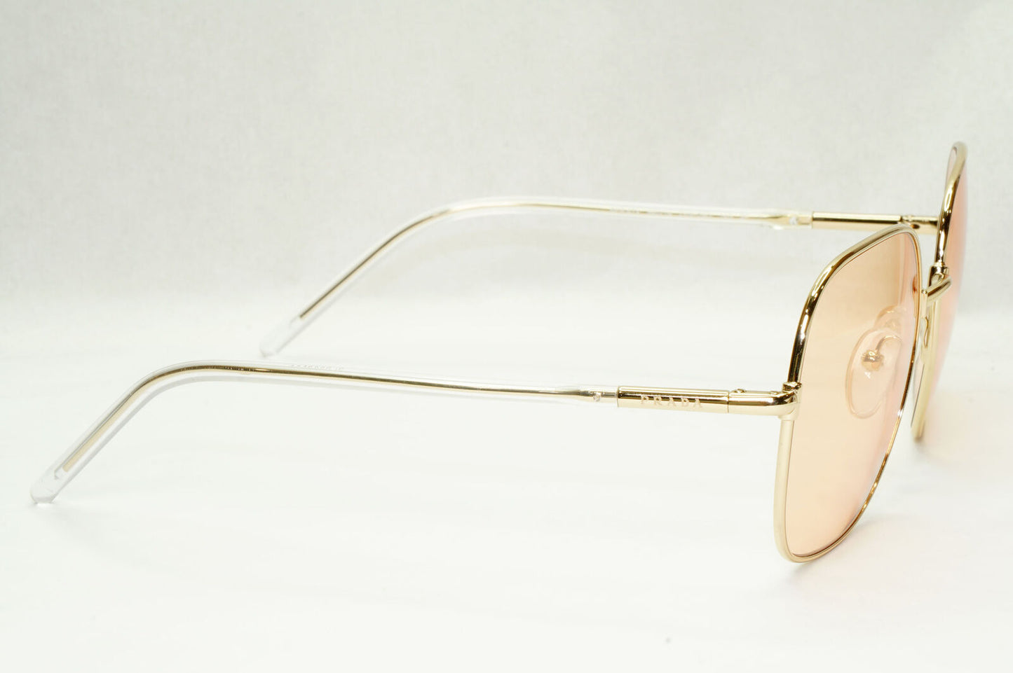 Prada Sunglasses Photochromic Gold Yellow Orange Metal PR67XS SPR 67X ZVN-09D
