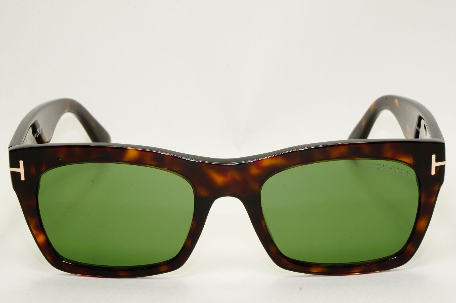 Tom Ford Sunglasses Nico-02 Brown Dark Tortoise Green Square FT1062 TF 1062 52N