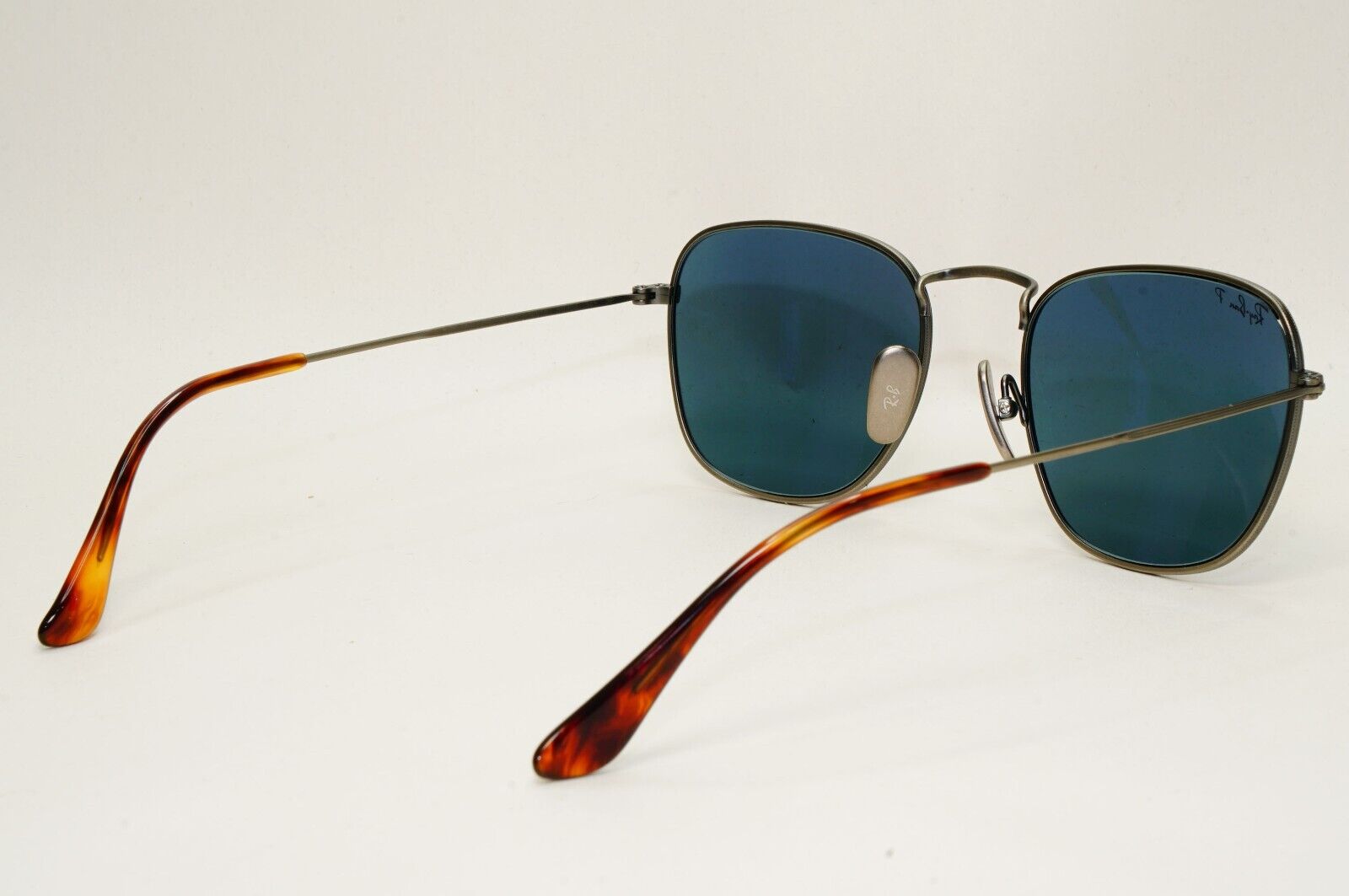 Ray-Ban Sunglasses Frank Titanium Polarised Blue Gunmetal RB 8157 9208/T0 51mm