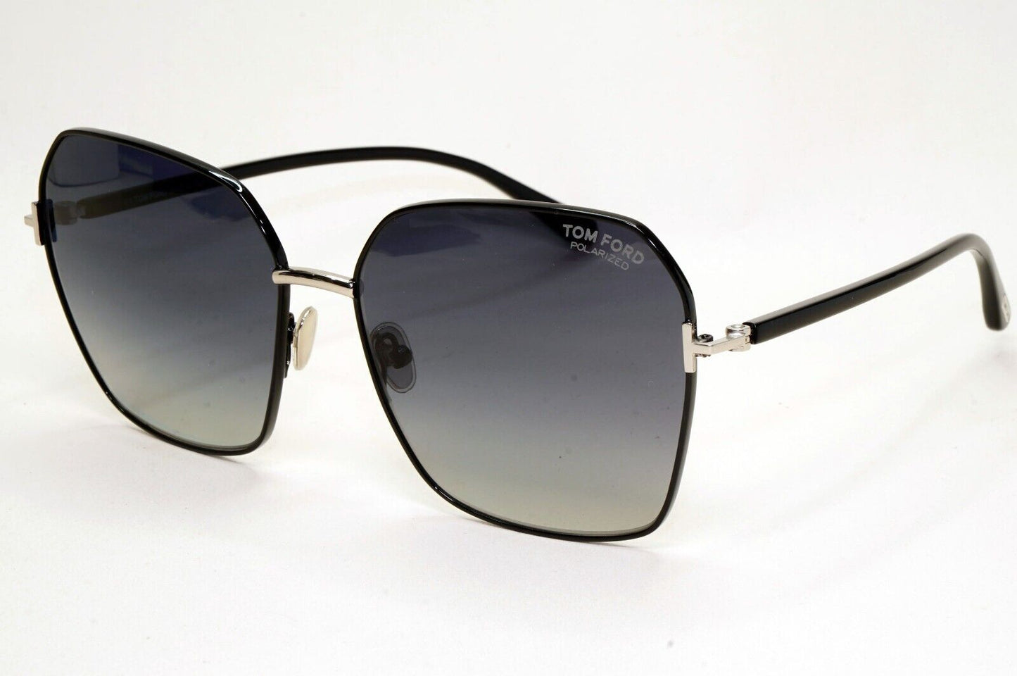 Tom Ford Sunglasses Claudia-02 Black Polarised Grey Large FT0839 TF839 01D 62mm
