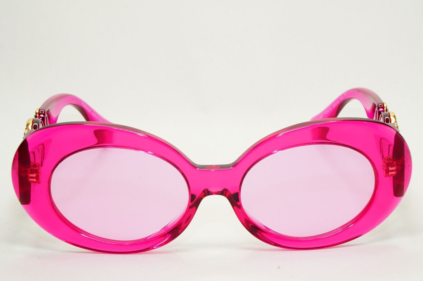 Versace Sunglasses Medusa Fuchsia Transparent Pink Large MOD VE 4426BU 5334/5
