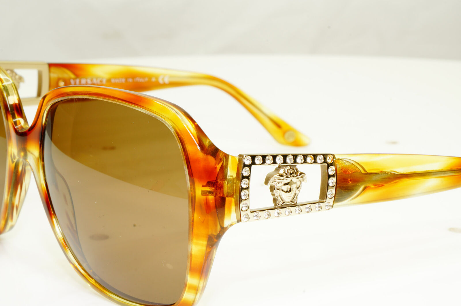 Authentic Versace Womens Vintage Sunglasses Brown 4242 Medusa 5027/2L 33778