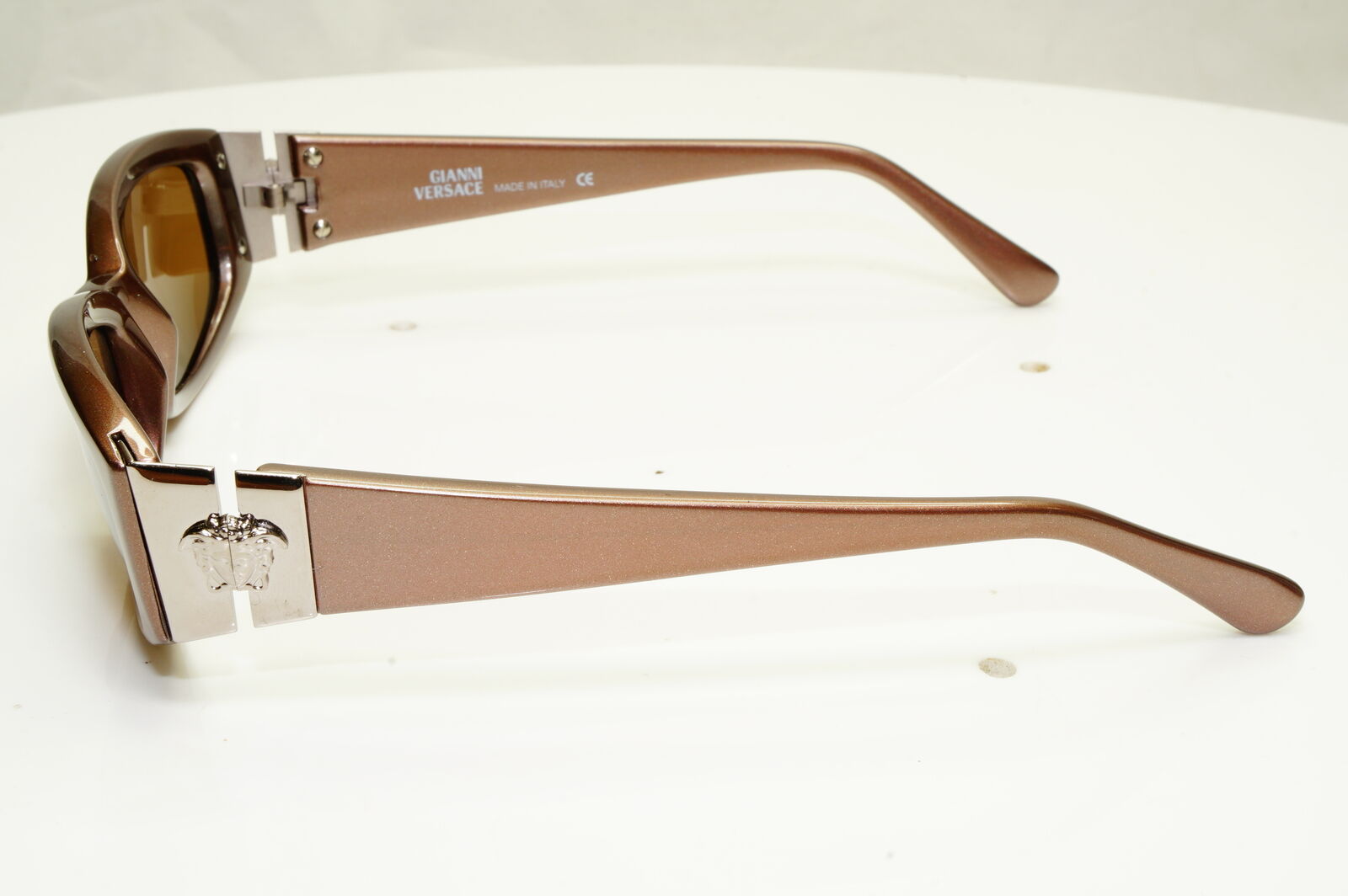 Gianni Versace 1996 Mens Vintage Brown Medusa Sunglasses MOD 253/M COL 341