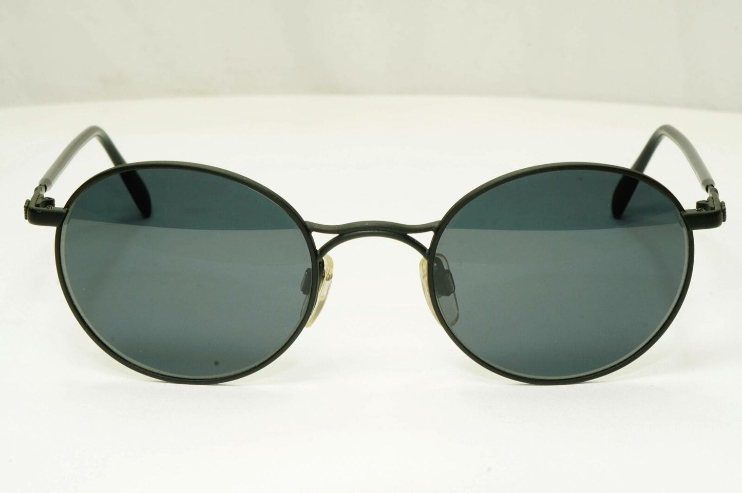 Emporio Armani 1997 Vintage Sunglasses Mens Womens Metal Round Black 059-S 706