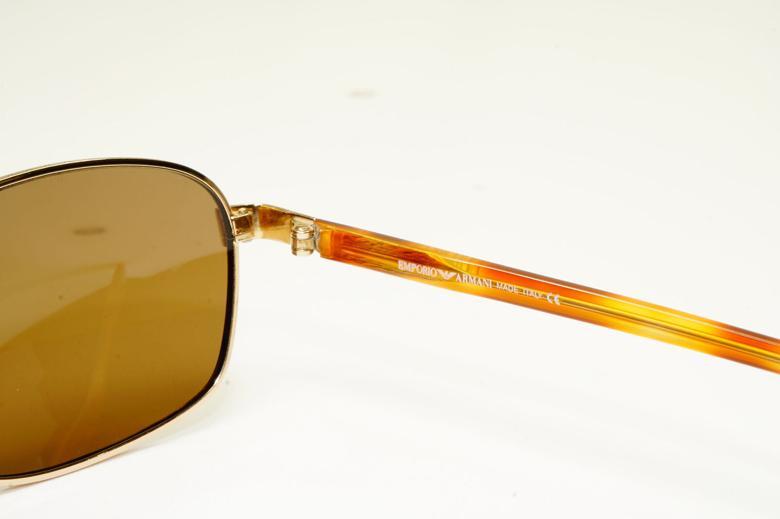 Emporio Armani 1997 Vintage Sunglasses Mens Womens Gold Square 070-S 773