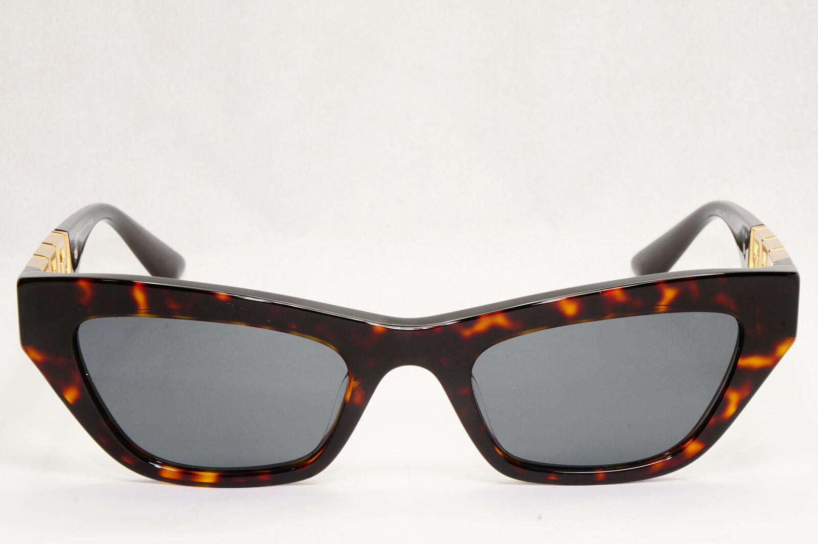 Versace Sunglasses Greca Gold Brown Tortoise Rectangle MOD VE 4419 108/87