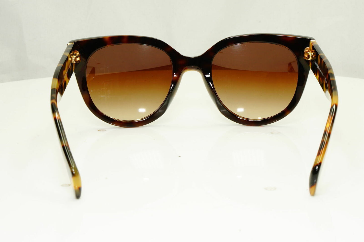Prada Brown Tortoise Shell Sunglasses Womens Square Large SPR 17O Swing 2AU-6S1