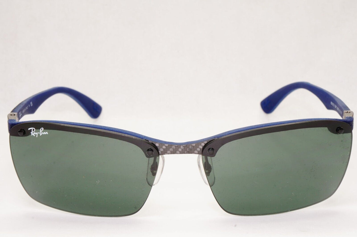 Ray-Ban Sunglasses Carbon Fibre 2013 Blue Black Green RB 8312 124/71 60mm