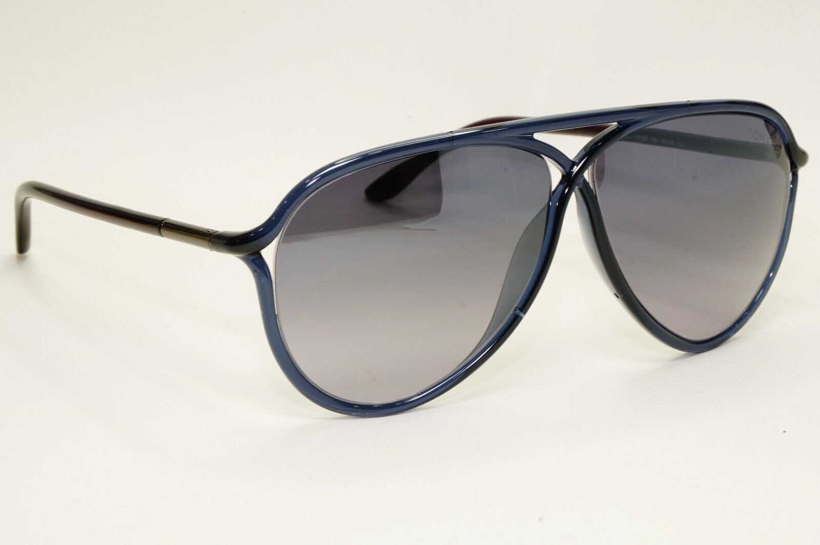 Tom Ford Sunglasses Maximillion Dark Blue Pilot Grey FT0206 TF 206 50B 59mm