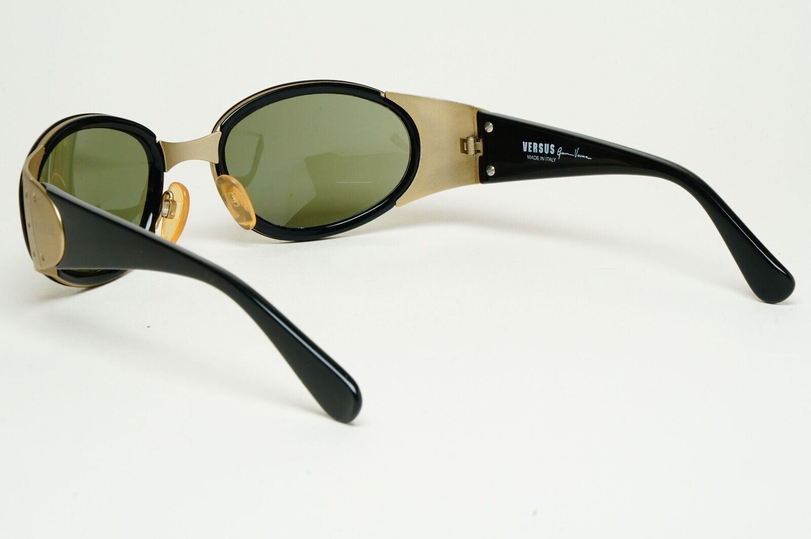 Versus Sunglasses 1996 by Gianni Versace Vintage Black Bronze MOD R50 COL 86M
