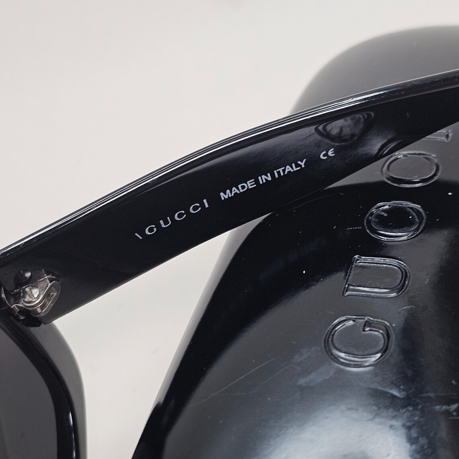 Gucci Sunglasses 1996 Vintage Black Square Retro GG 2407/N/S 807 51mm 230924