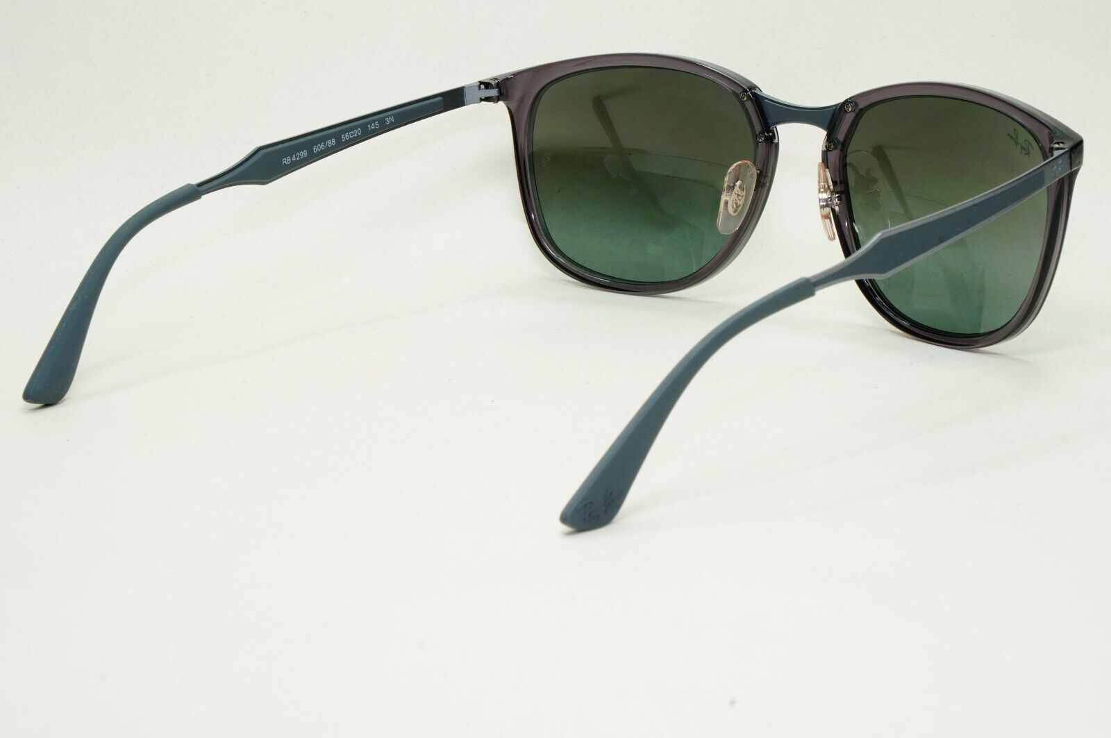 Ray-Ban Sunglasses Grey Transparent Silver Mirror Square RB 4299 606/88