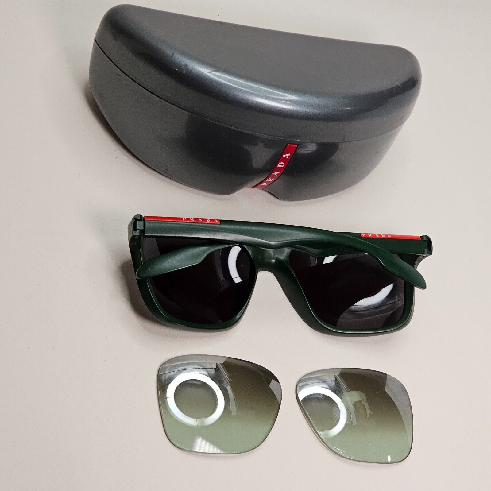 Prada Sunglasses 2012 Vintage Military Green Black PS04OS SPS 04O DHC-2C0 270924