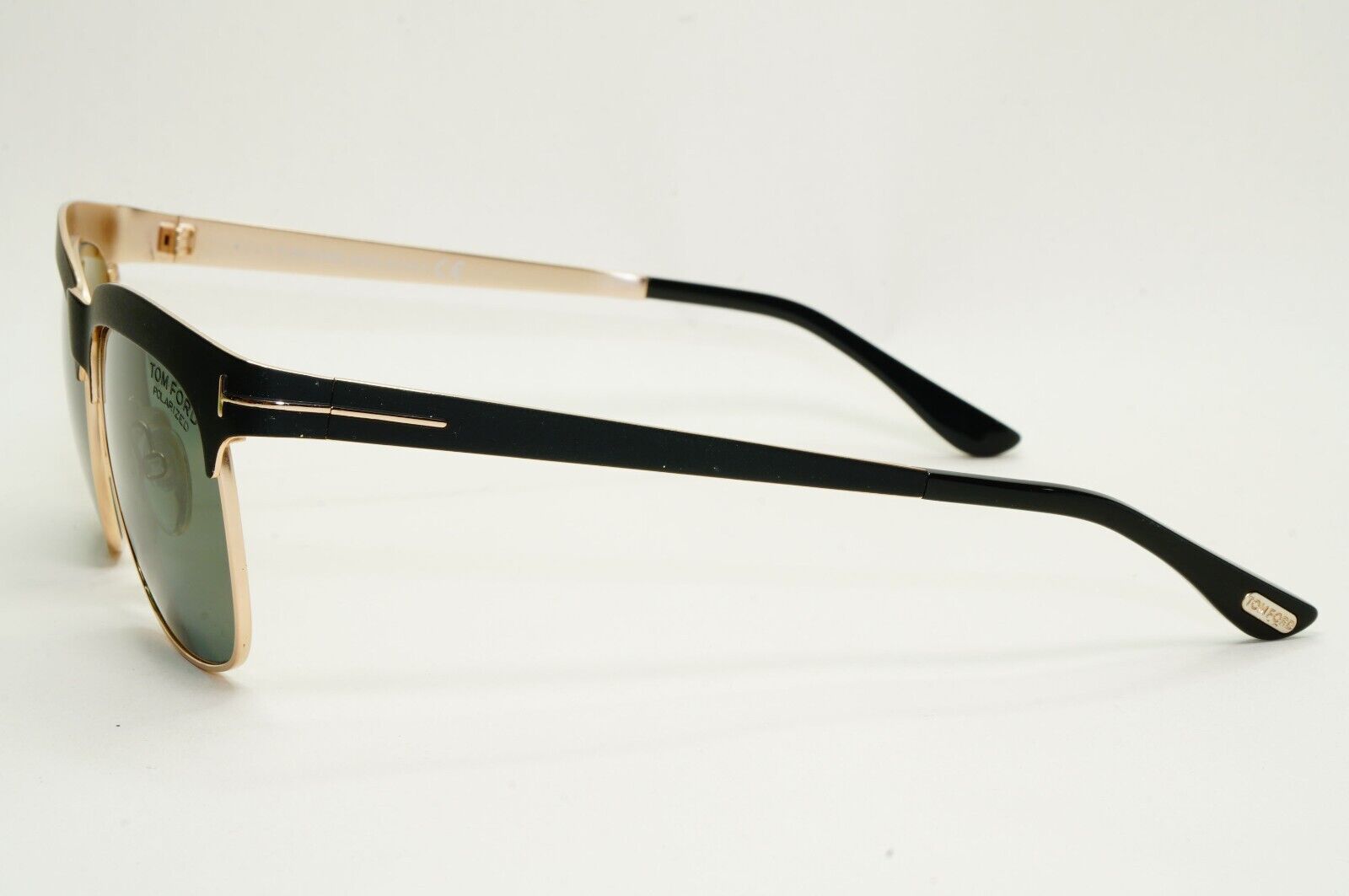 Tom Ford Sunglasses Elena Polarised Gold Black Dark Green FT0437 TF 437 05R 54mm