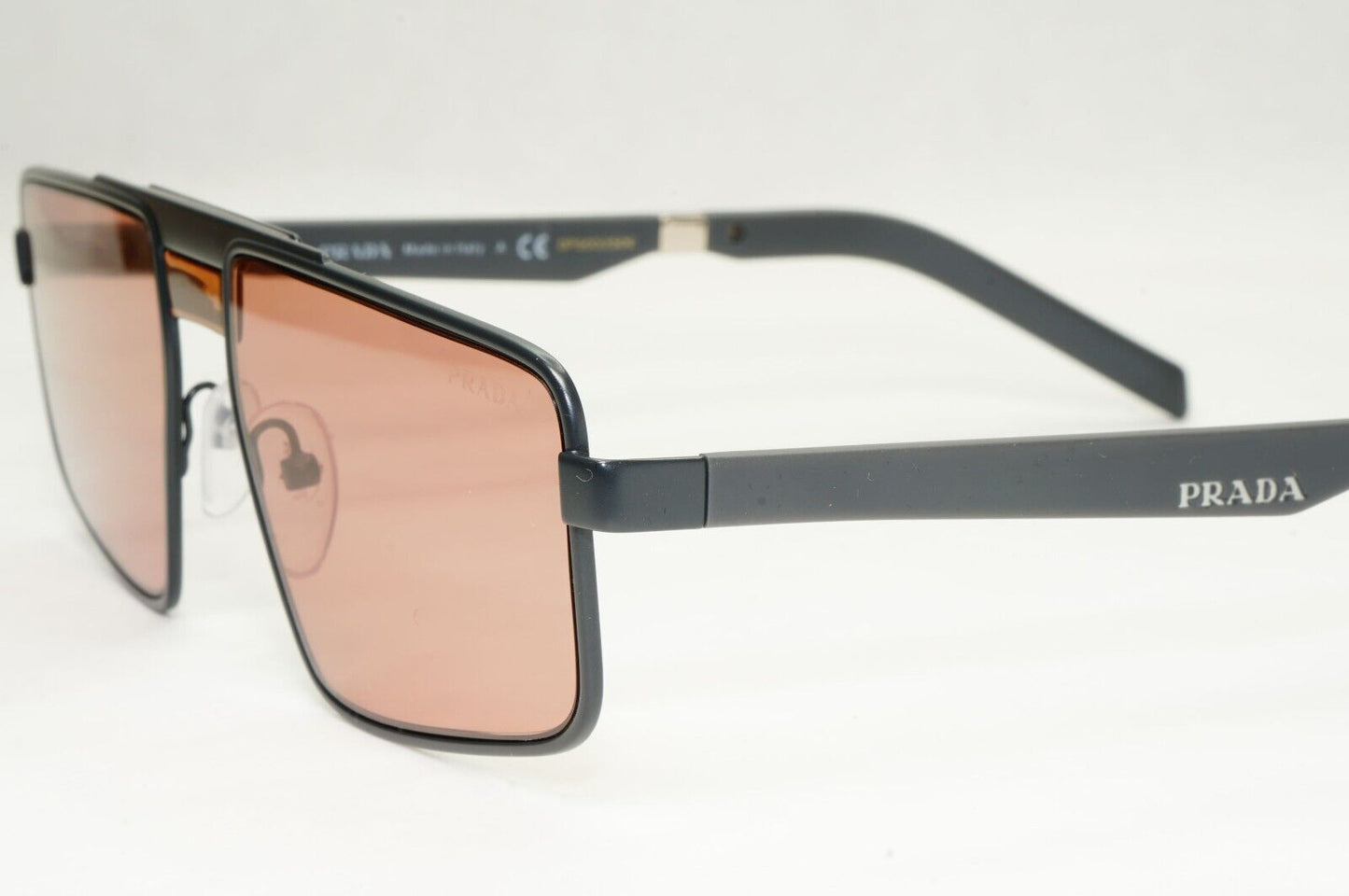 Prada Sunglasses Grey Dark Violet Burgundy Matte PR61WS SPR 61W NAR-08M 57mm