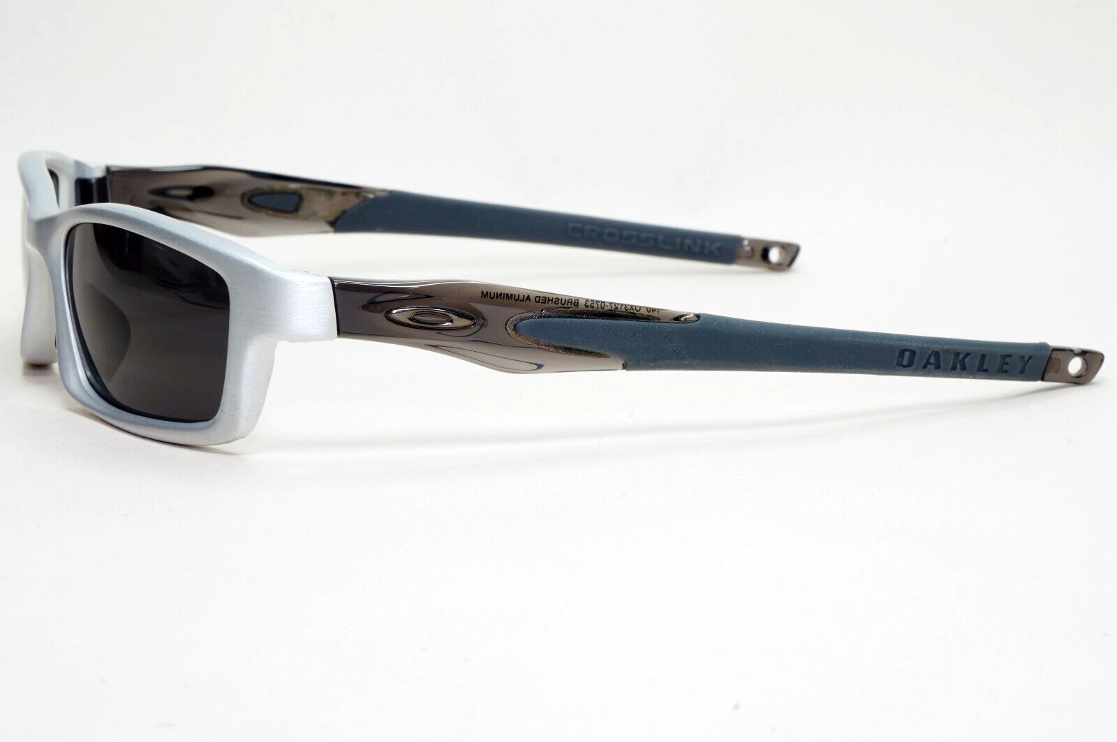 Oakley Sunglasses Crosslink Pro Aluminum Brushed Metal Frame Grey OX 3127 07