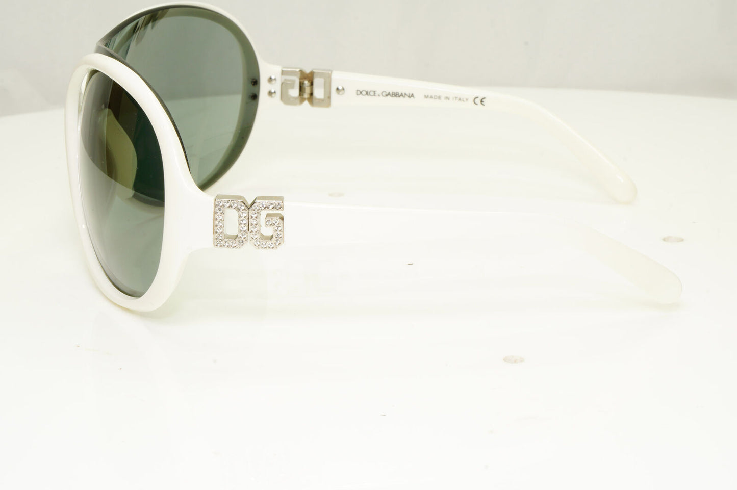 Authentic Dolce & Gabbana Vintage Sunglasses Crystal White DG 6001 508/87 34557