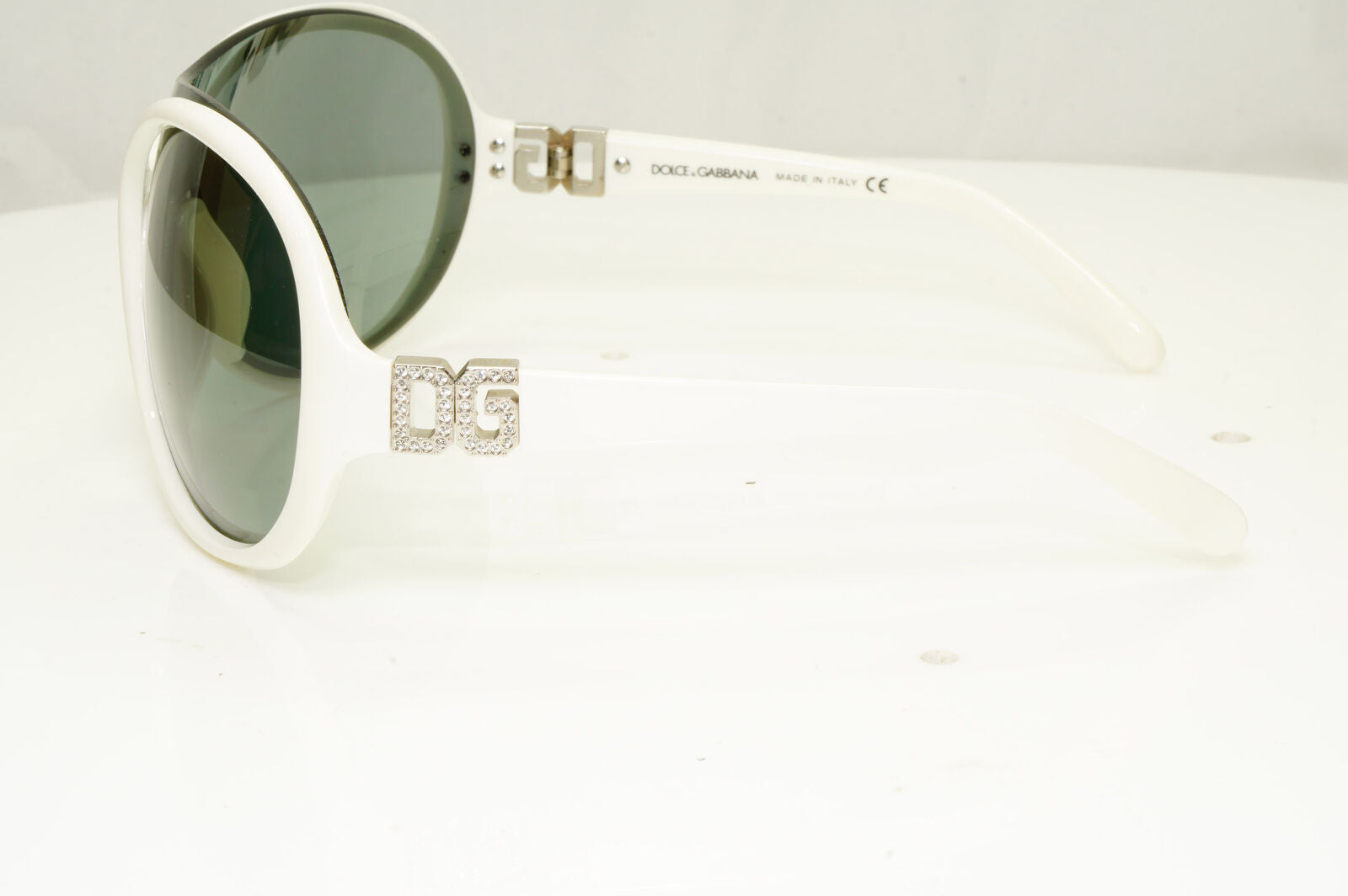 Authentic Dolce & Gabbana Vintage Sunglasses Crystal White DG 6001 508/87 34557