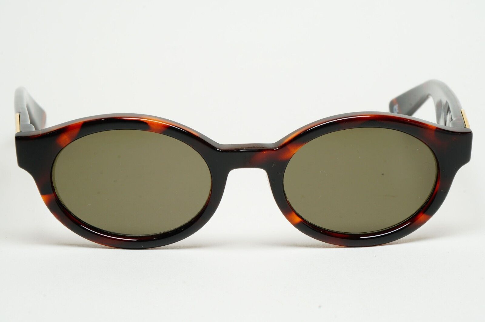 Versus Sunglasses 1996 by Gianni Versace Vintage Brown Gold MOD EZ9 COL 649